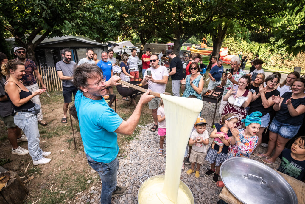 Aligot Aveyron Camping les Cerisiers